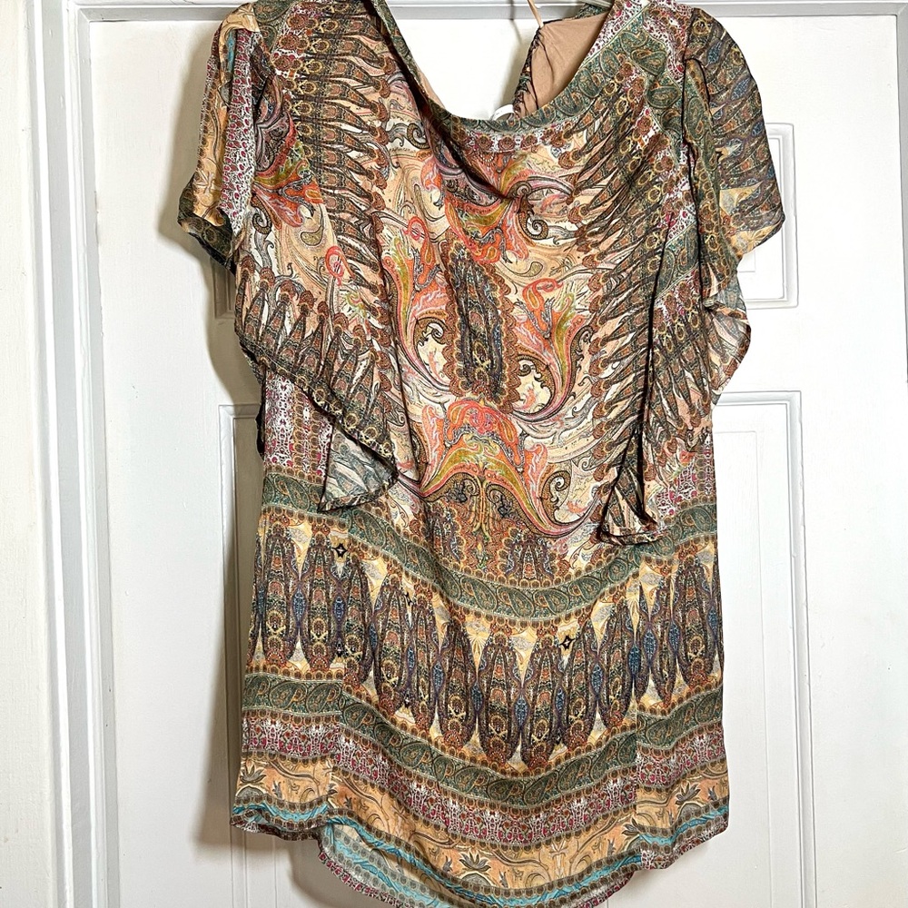 Ministry Of Style Paisley Print Women's Tunic Top